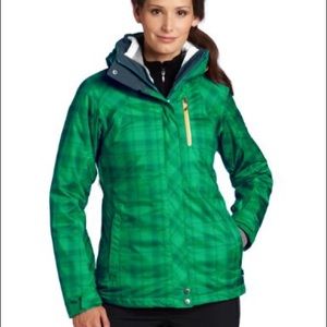 Columbia Whirlibird Interchange Jacket Green Plaid